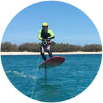 Hydrofoil Boat Jet Ski Lesson -  and Kite or Wing Foil Lesson Package